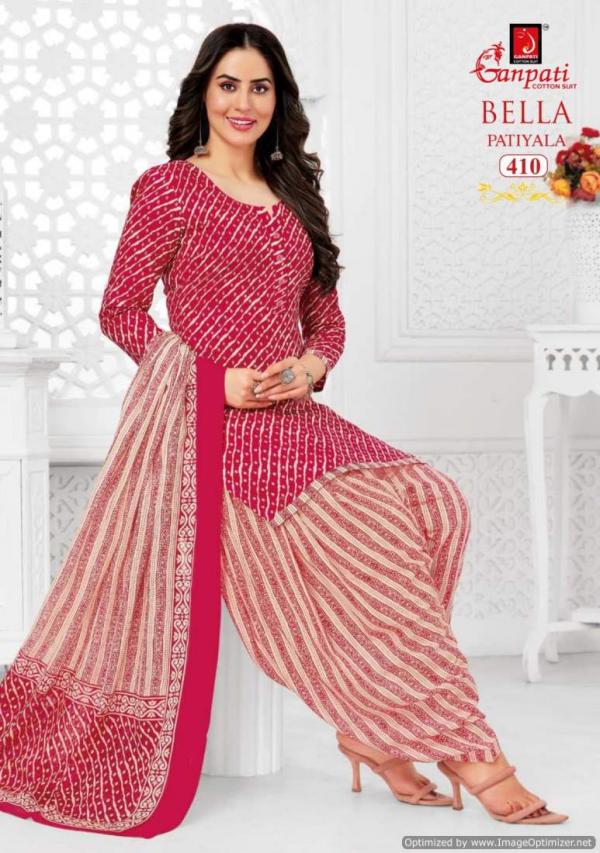 Ganpati Bella Patiyala Vol 4 Cotton Printed Dress Material